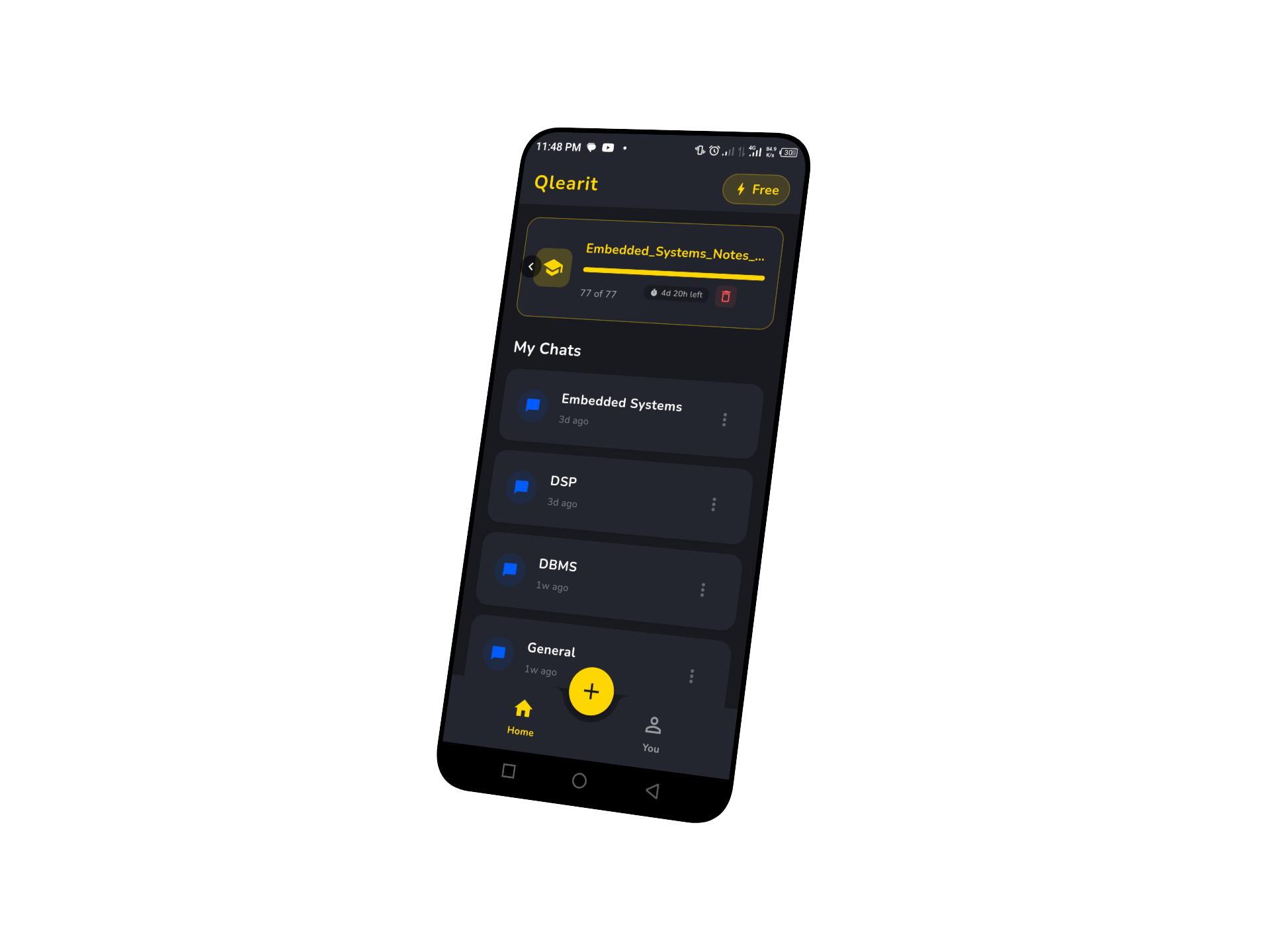 Qlearit App Interface